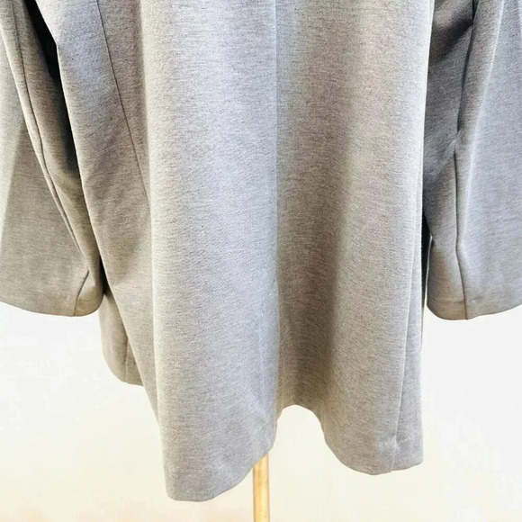NWT NINE WEST Women Long Sleeve One Button Collared Gray Career Jacket Size 3X - Picture 11 of 15